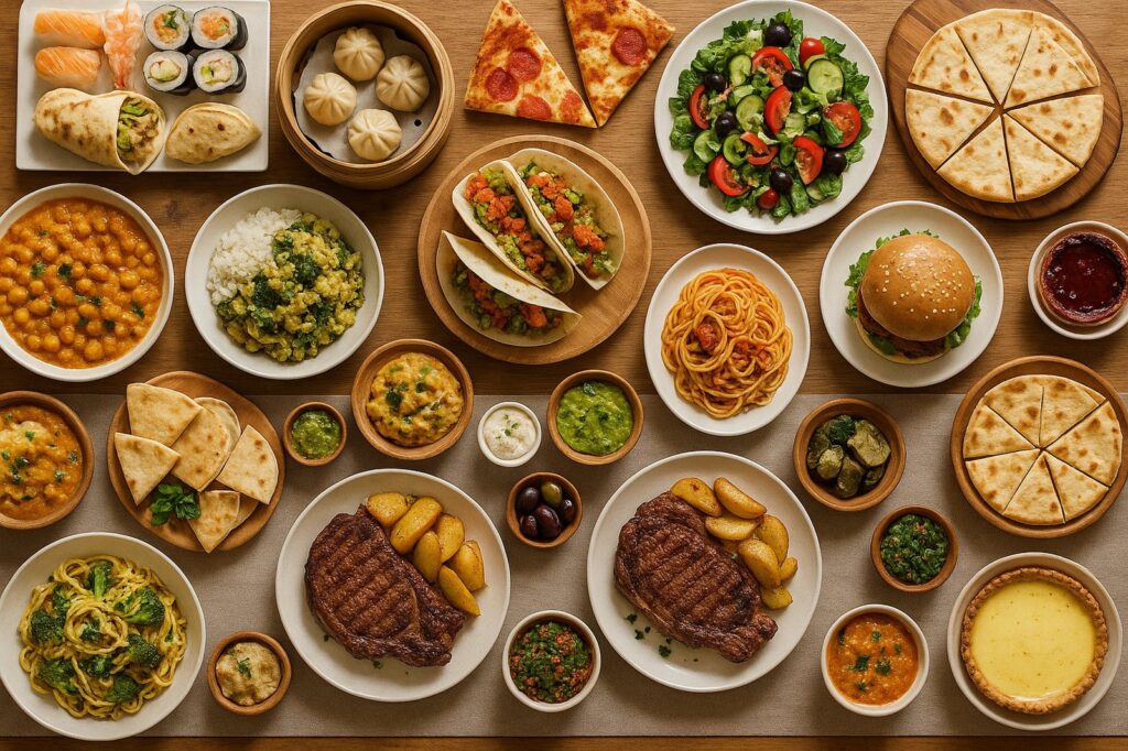International cuisine dishes in Abbotsford restaurants