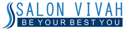 Salon Vivah logo with tagline 'Be Your Best You'