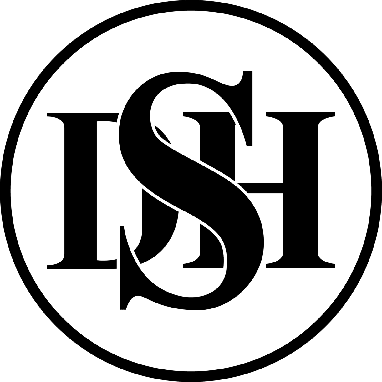 Simply Dental Hygiene Inc. logo featuring ISH initials in a circle, Abbotsford dental hygiene practice emblem