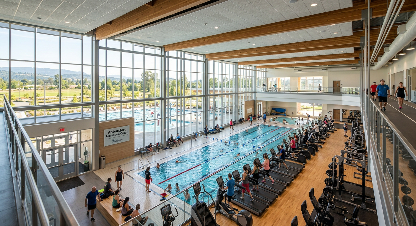 Abbotsford Recreation Centre indoor activities Abbotsford BC | GPS: 49.050000, -122.340000