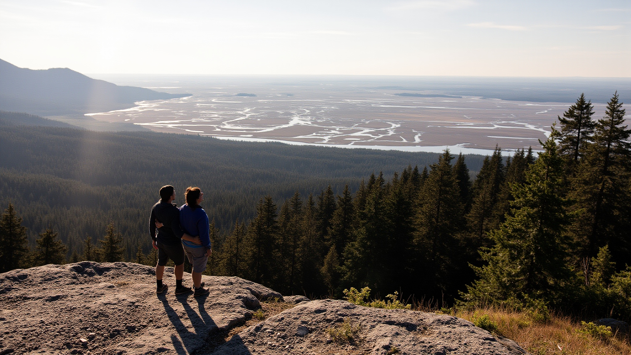 Sumas Mountain hiking trail through old-growth forest Abbotsford