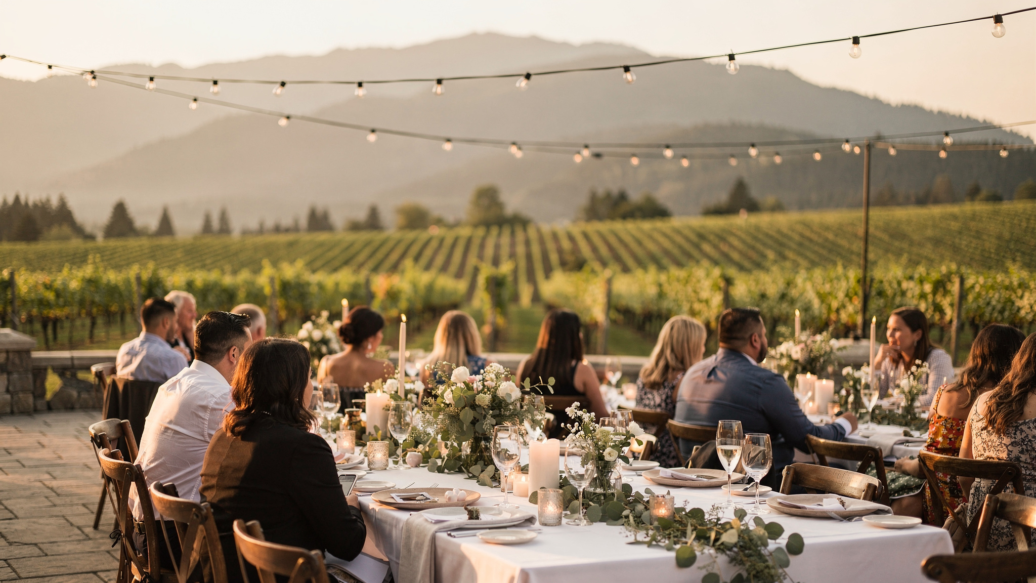 wedding reception at a Fraser Valley vineyard estate near Abbotsford BC