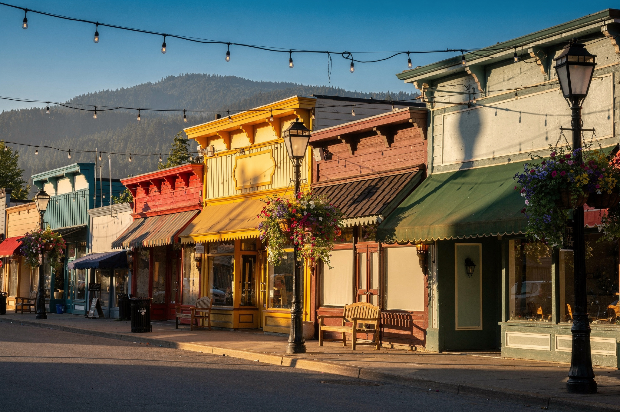Historic Downtown Abbotsford boutique shopping street